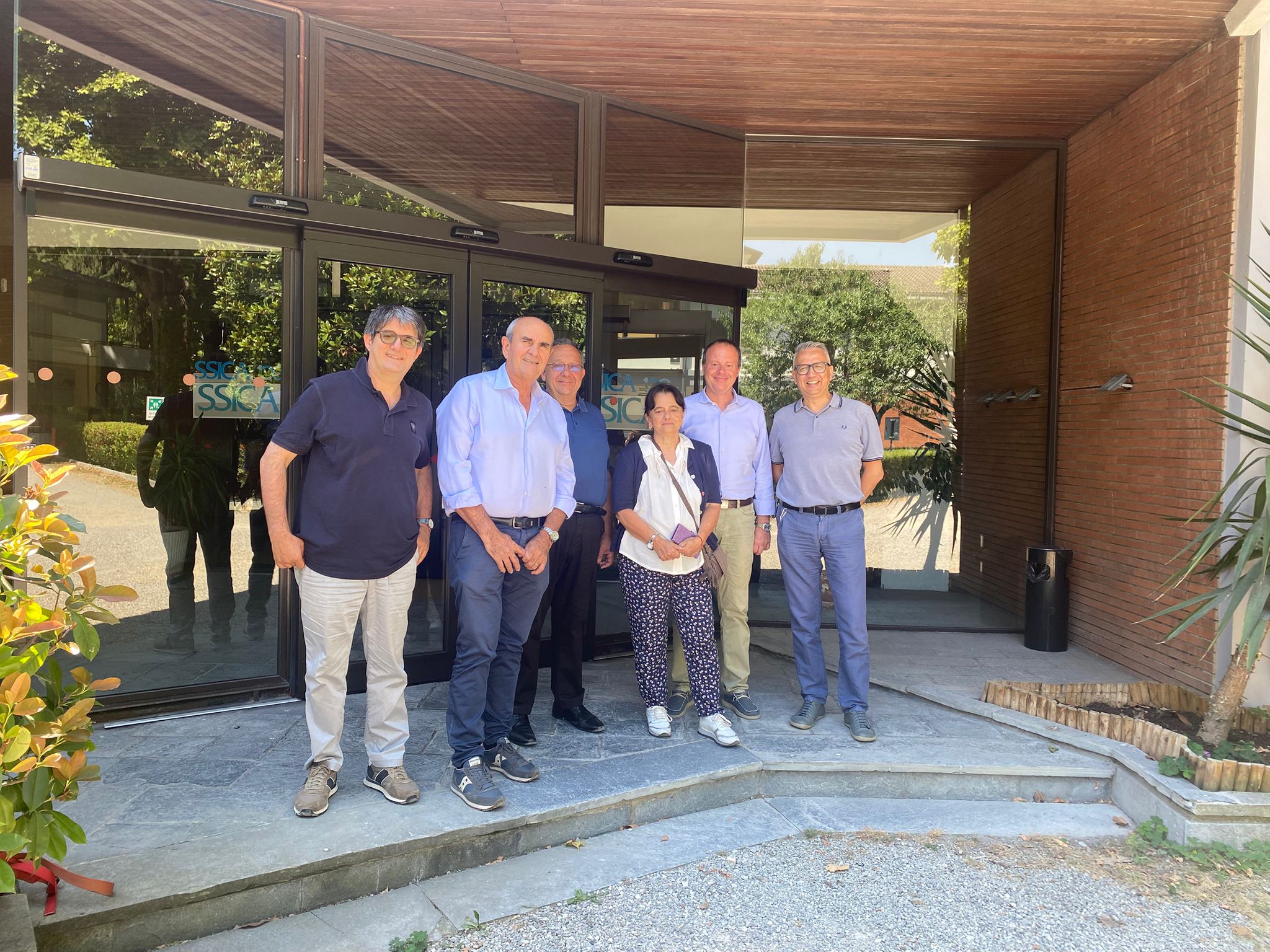 Il Direttore Generale e il Dott. Feliziani in visita presso la SSICA di Parma